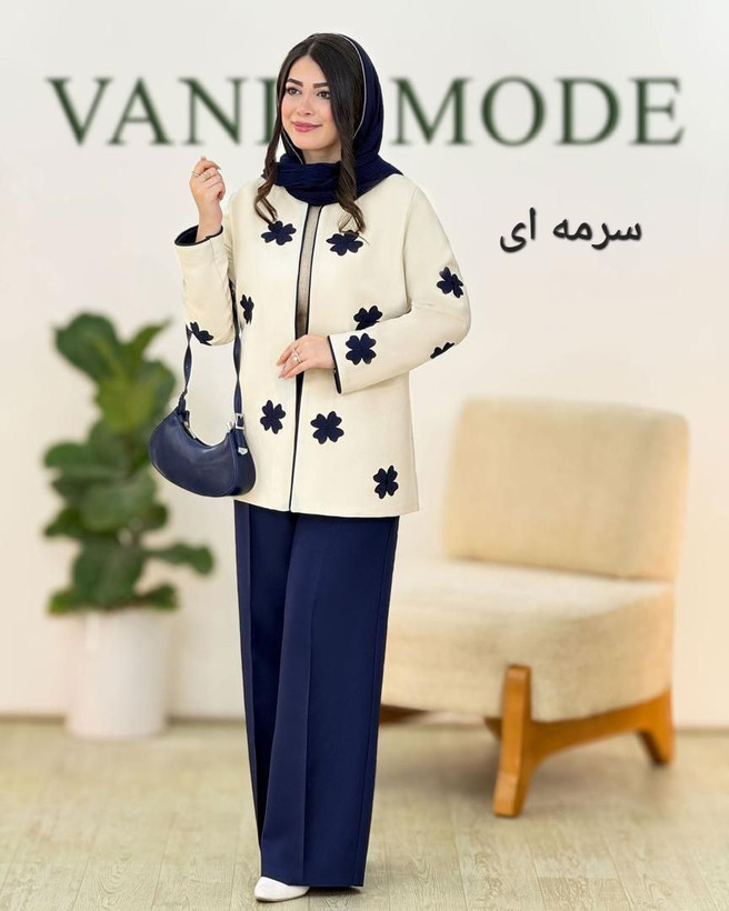 مانتو شلوار مزونی لیزری