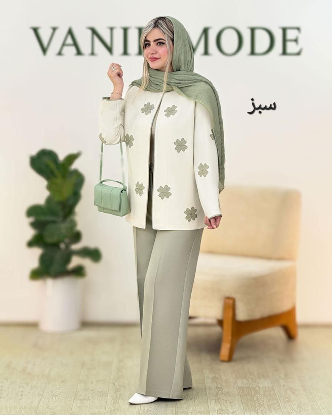 مانتو شلوار مزونی لیزری