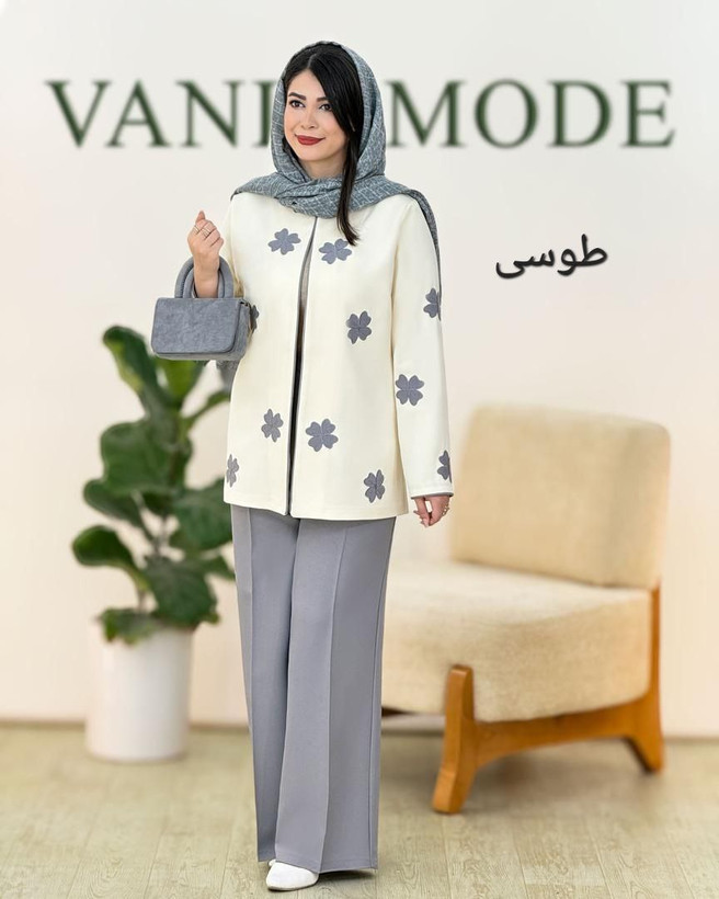 مانتو شلوار مزونی لیزری