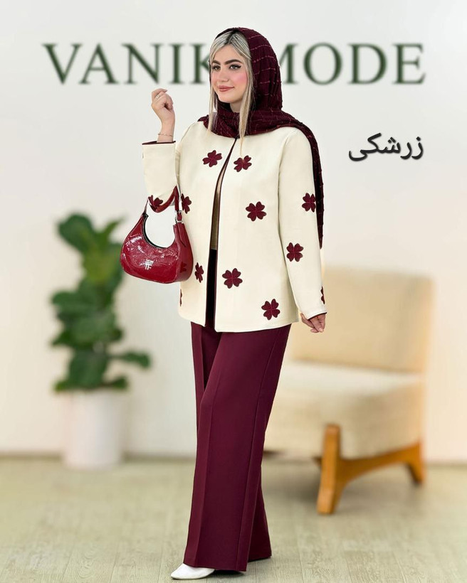 مانتو شلوار مزونی لیزری