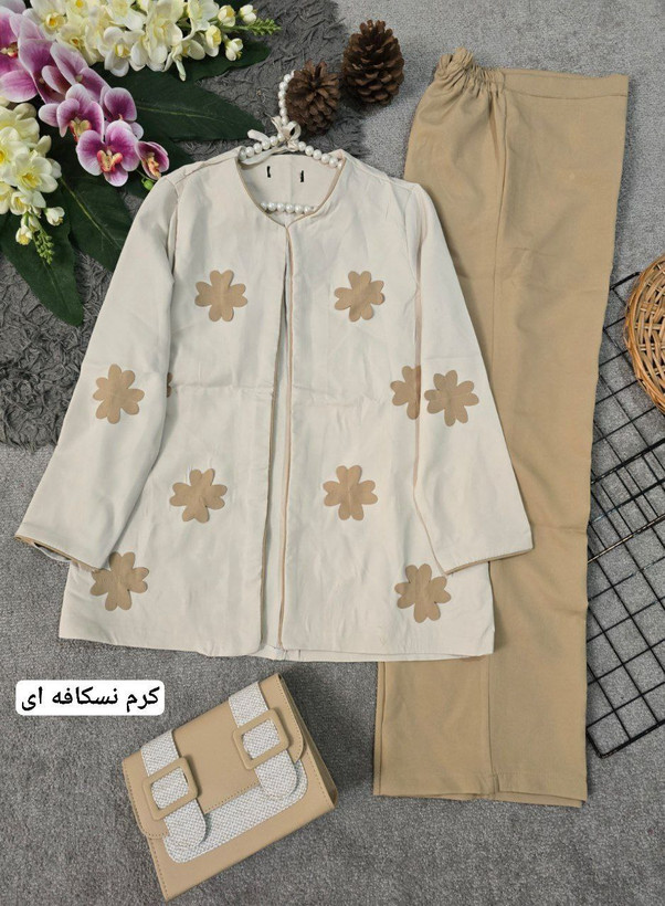 مانتو شلوار مزونی لیزری