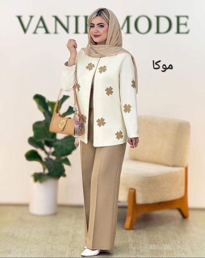 مانتو شلوار مزونی لیزری