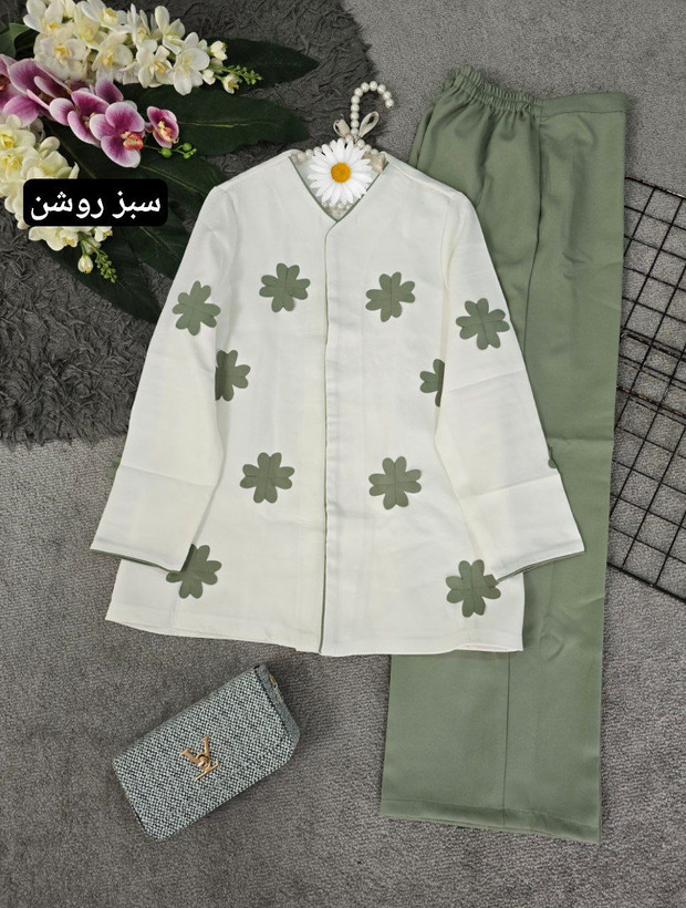 مانتو شلوار مزونی لیزری