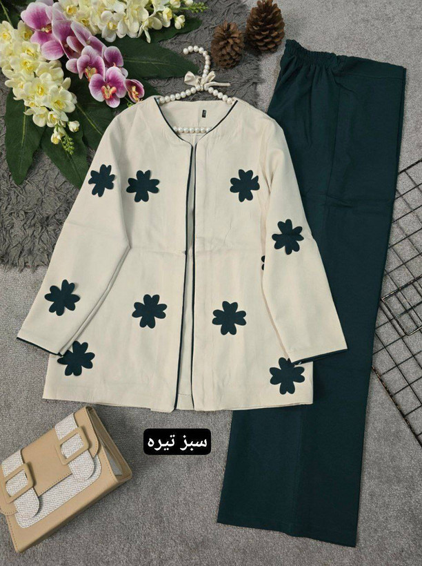 مانتو شلوار مزونی لیزری