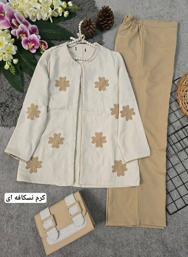 مانتو شلوار مزونی لیزری