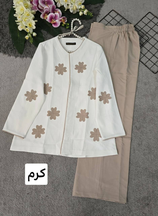 مانتو شلوار مزونی لیزری