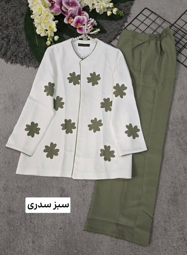 مانتو شلوار مزونی لیزری