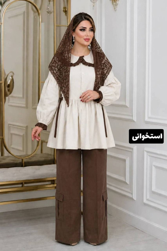 مانتو عروسکی گل بانو