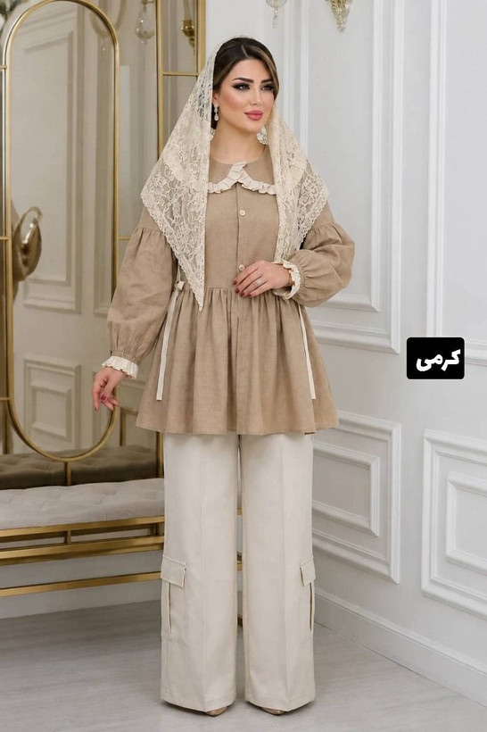مانتو عروسکی گل بانو