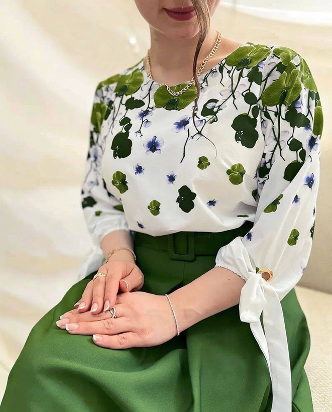 شومیز شلوار شکوفه