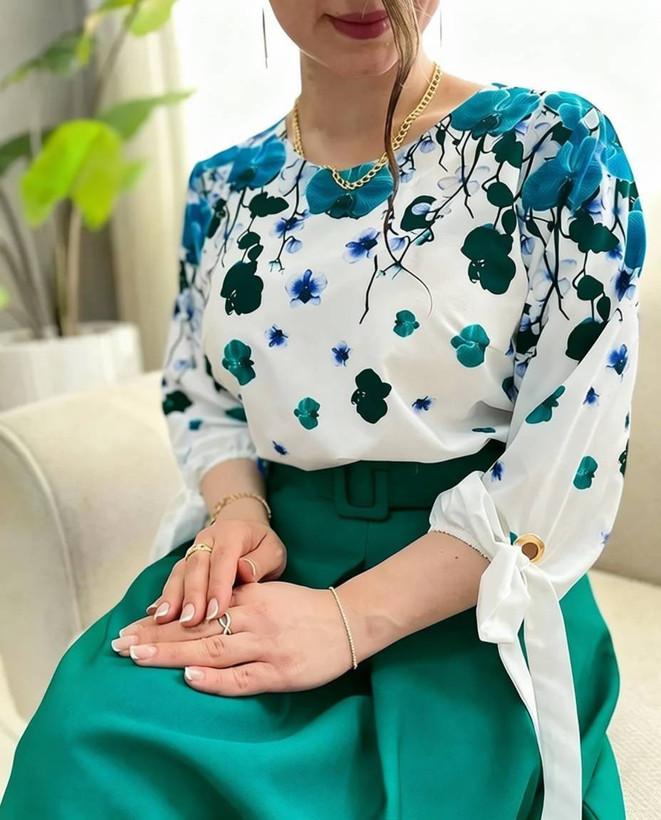 شومیز شلوار شکوفه