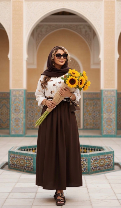 شومیز دامن قلبی